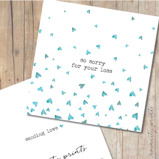 Raincity Print Sympathy Cards